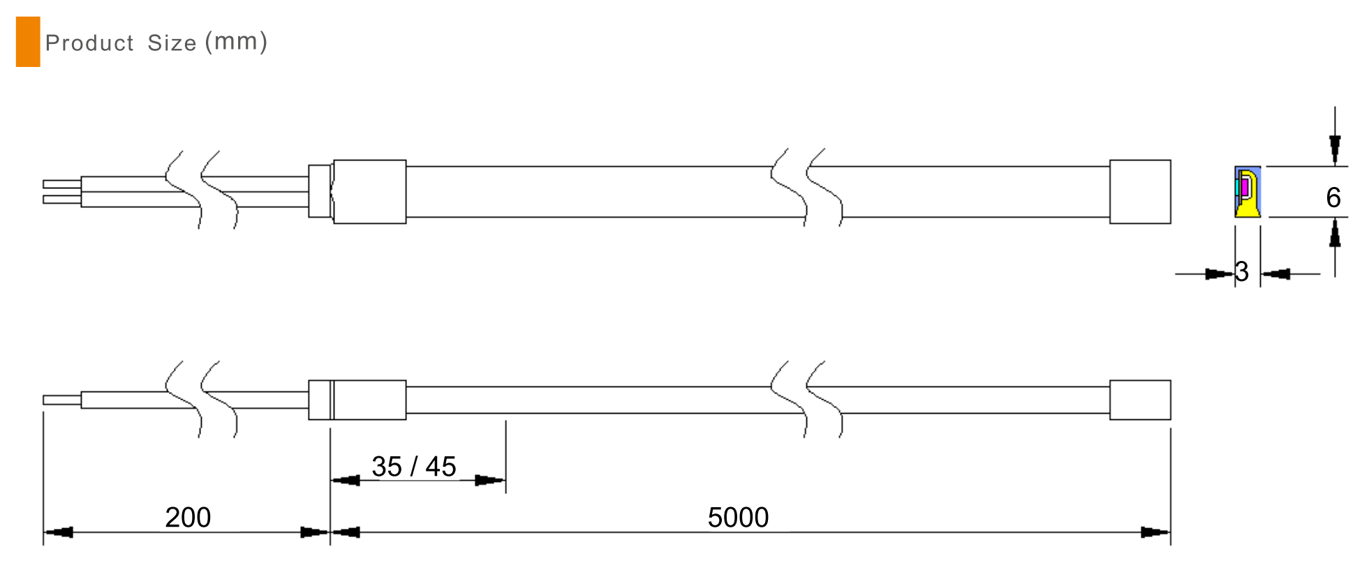 0306 Side-mounted Neon Light Stripe(图2)